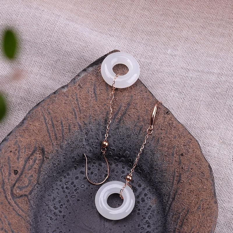 Argento Orecchino artigianale delicato