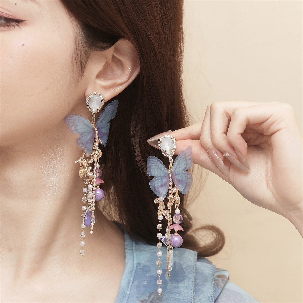 Perla Orecchino artigianale delicato