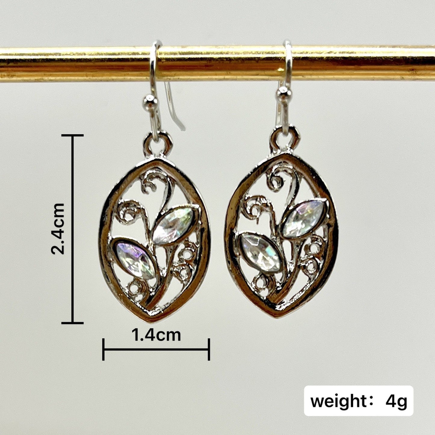 Orecchino romantico per momenti speciali