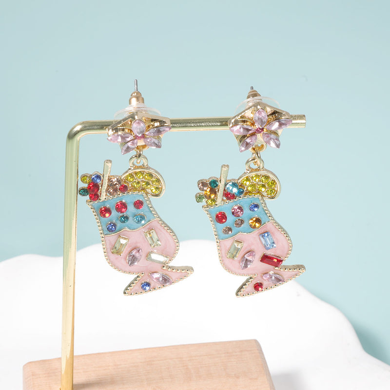 Orecchino artigianale delicato