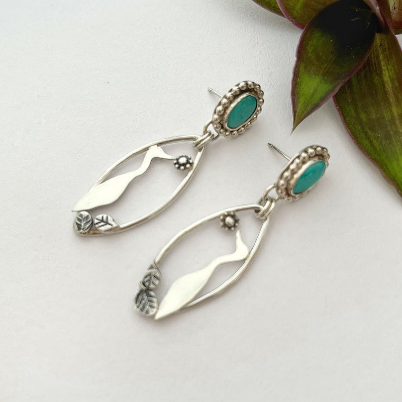 Orecchino artigianale delicato