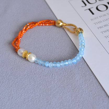 Perla Collana vintage fatto a mano