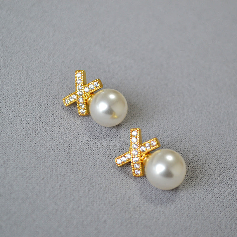 Argento Orecchino artigianale delicato