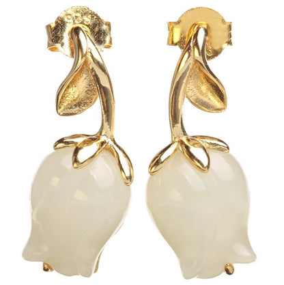 Argento Orecchino artigianale delicato