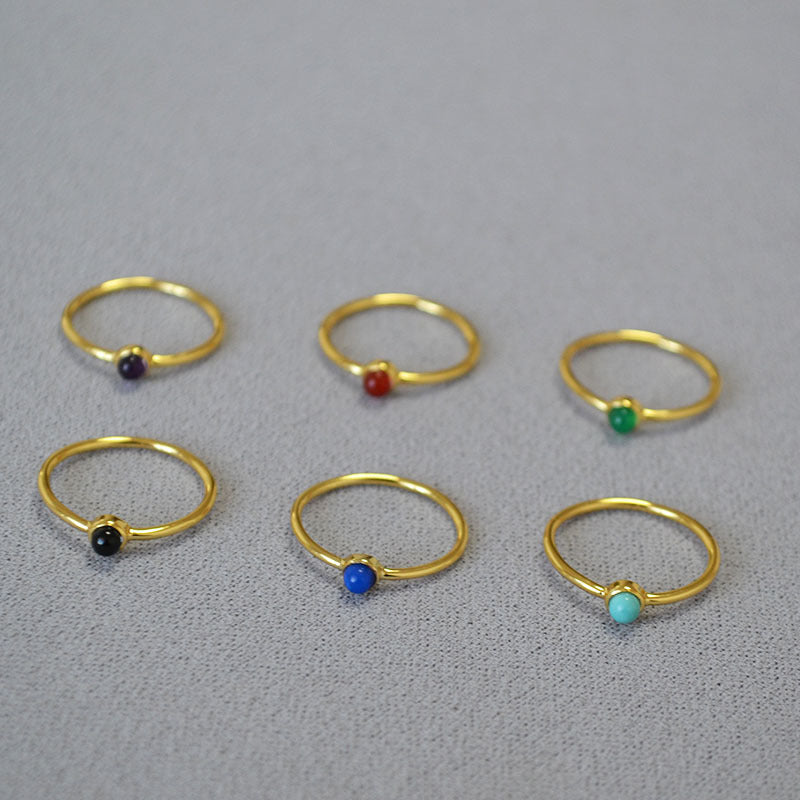 Oro Anello vintage fatto a mano