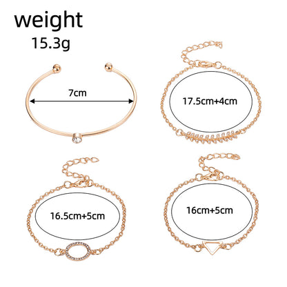 Oro Parure artigianale delicato