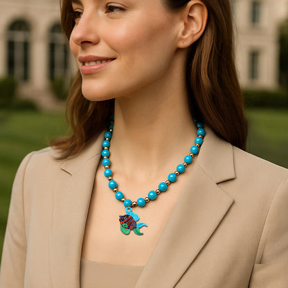 Collana vintage fatto a mano