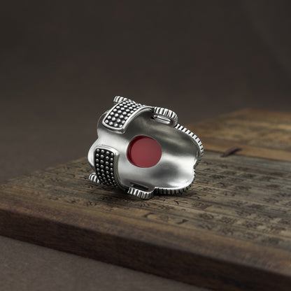 Argento Anello vintage fatto a mano