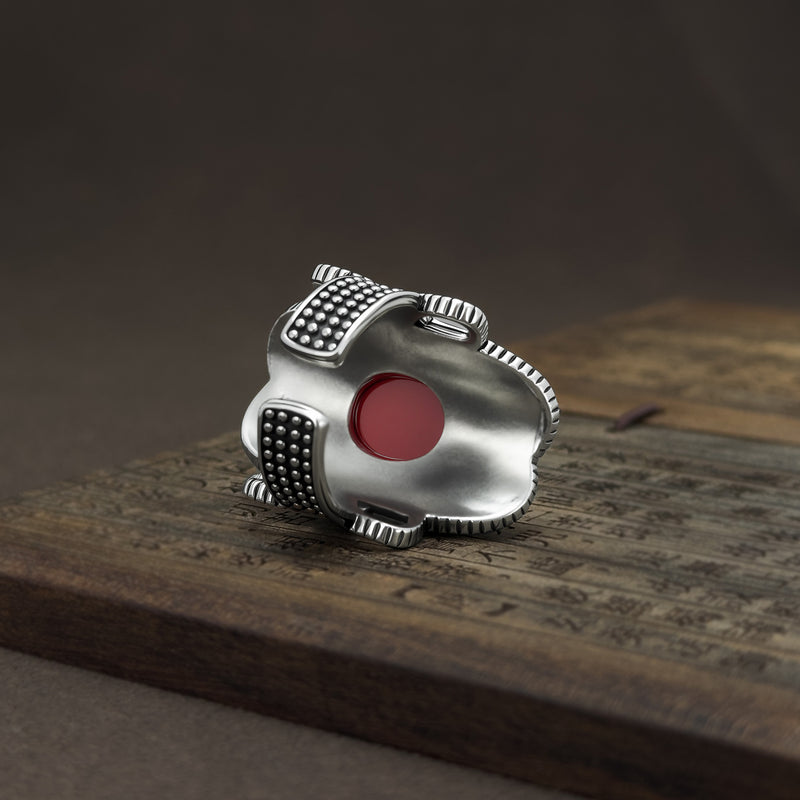 Argento Anello vintage fatto a mano