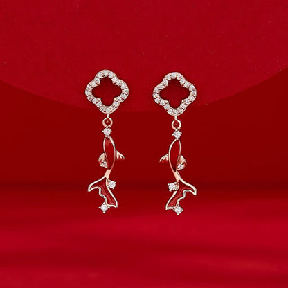 Orecchino artigianale delicato