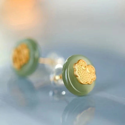 Argento Orecchino artigianale delicato