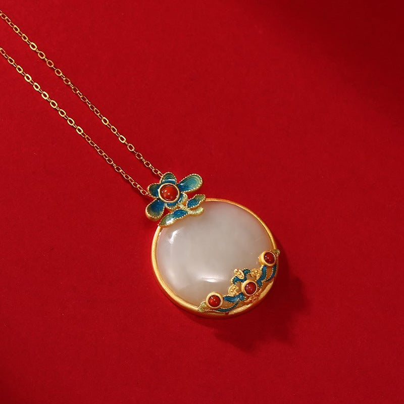 Argento Collana vintage fatto a mano