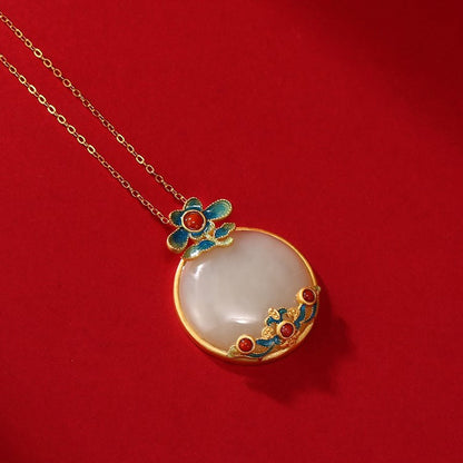 Argento Collana vintage fatto a mano