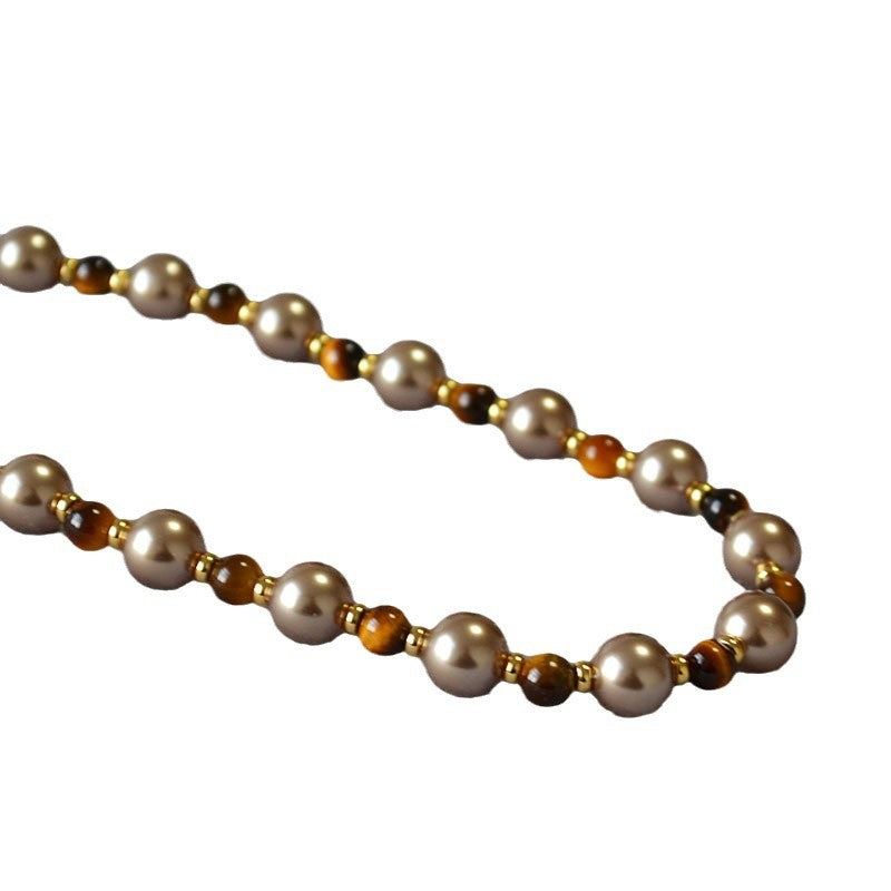 Perla Collana vintage fatto a mano