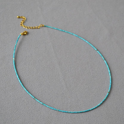 Oro Collana artigianale delicato