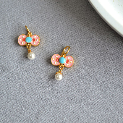 Oro Orecchino artigianale delicato