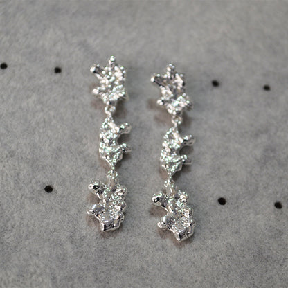 Argento Orecchino classico dal fascino senza tempo