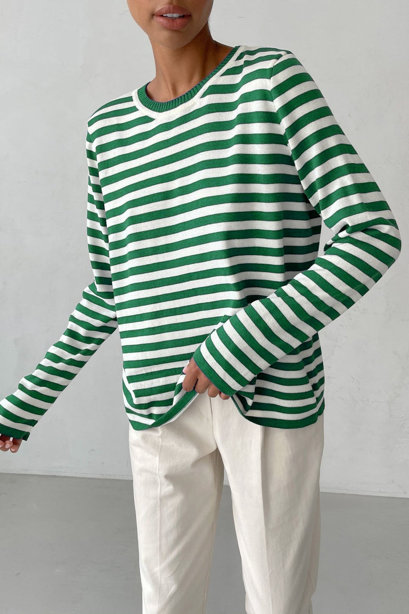 ER | Camicia classica a maniche lunghe a righe