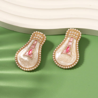 Perla Orecchino artigianale delicato