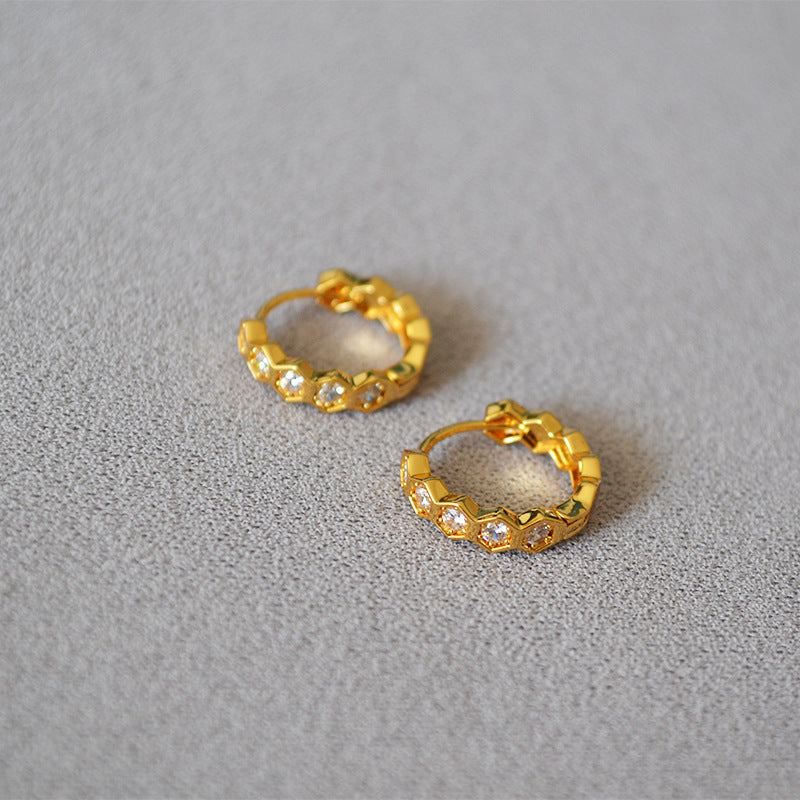 Oro Orecchino elegante per ogni occasione