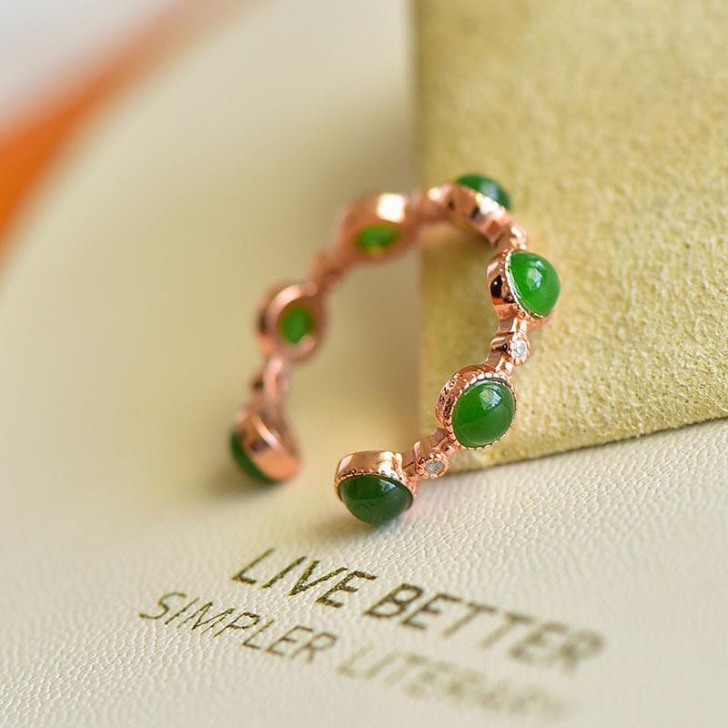 Argento Anello artigianale delicato