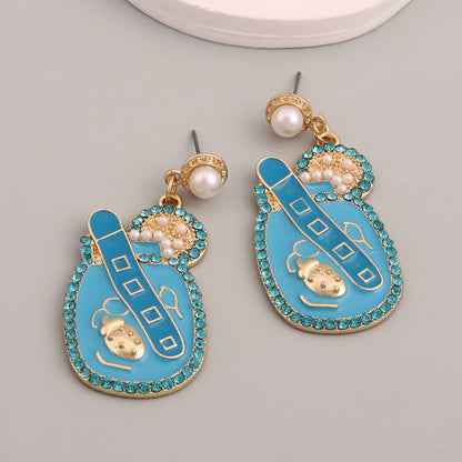 Perla Orecchino artigianale delicato