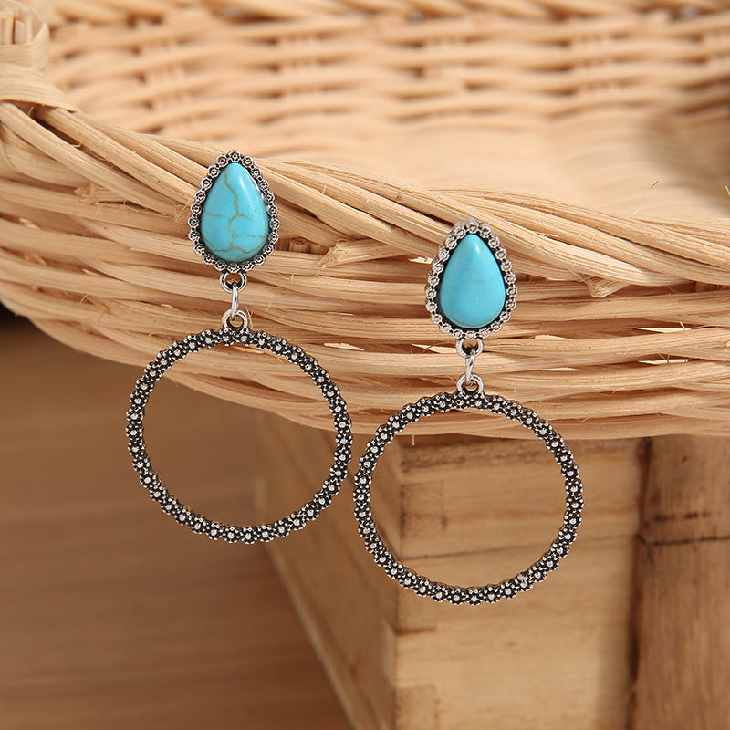 Argento Orecchino vintage fatto a mano