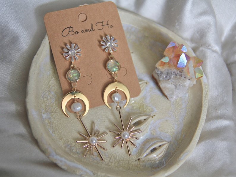 Orecchino vintage fatto a mano