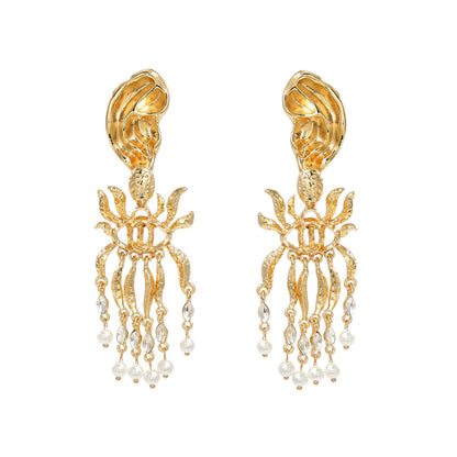 Orecchino vintage fatto a mano