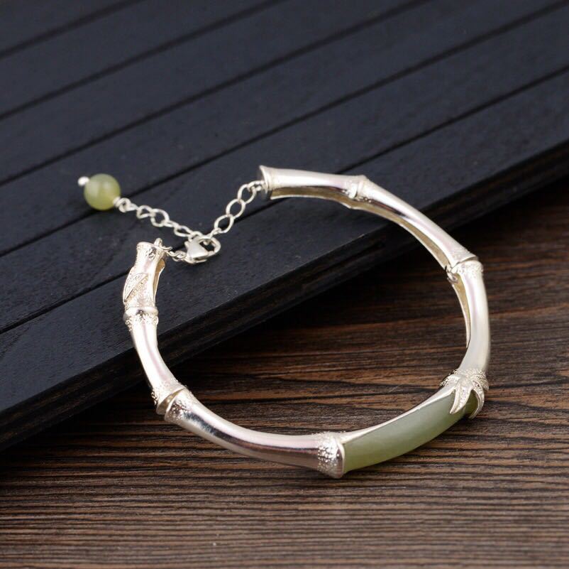 Argento Bracciale vintage fatto a mano