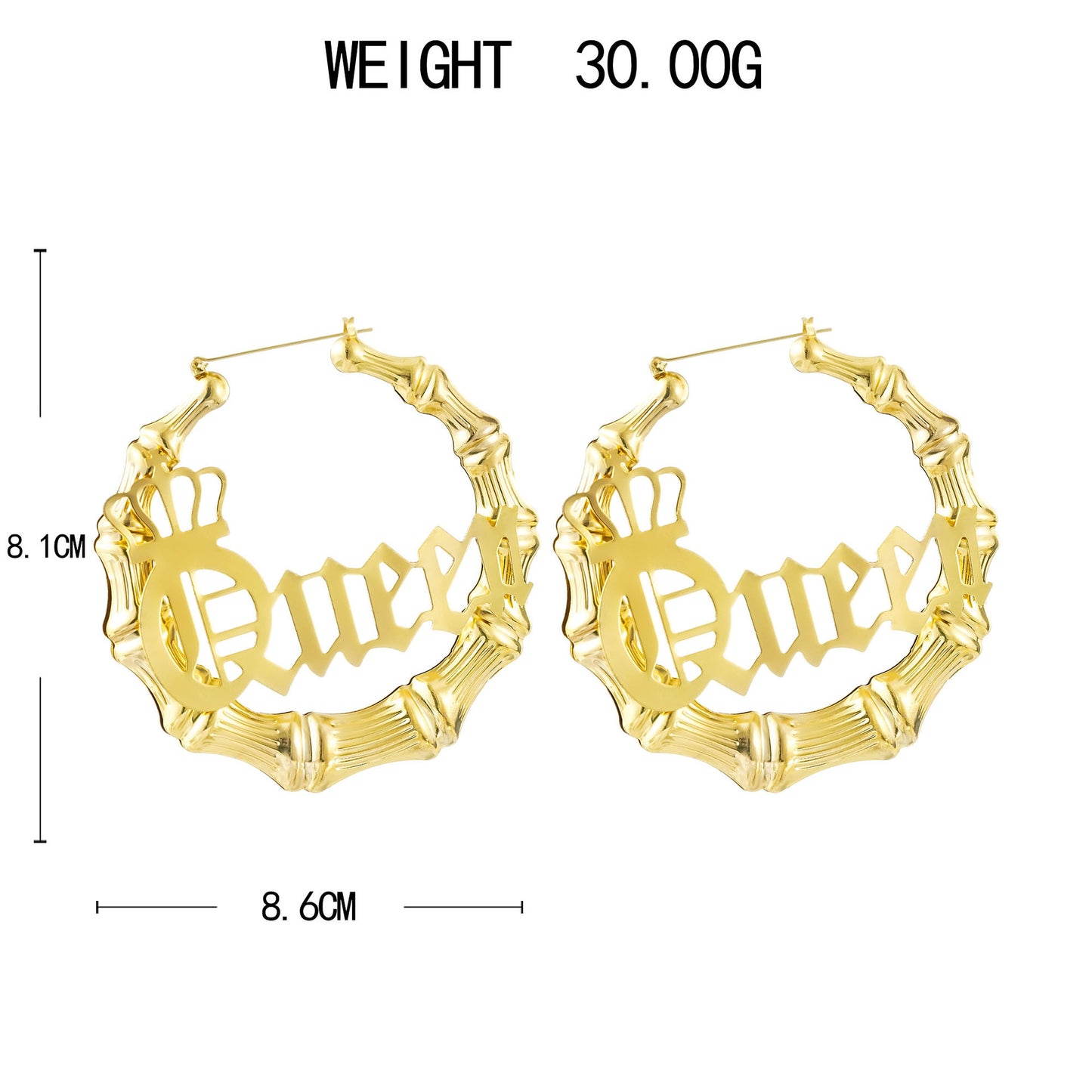 Orecchino artigianale delicato