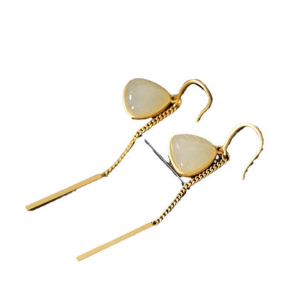 Oro Orecchino artigianale delicato