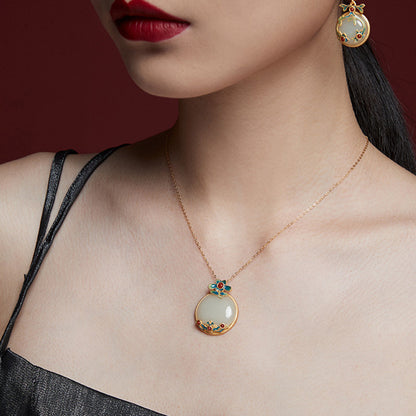 Argento Collana vintage fatto a mano