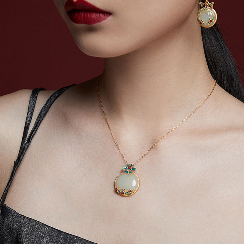 Argento Collana vintage fatto a mano