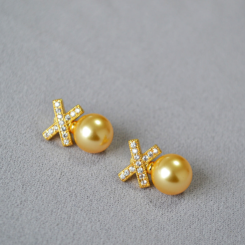 Argento Orecchino artigianale delicato