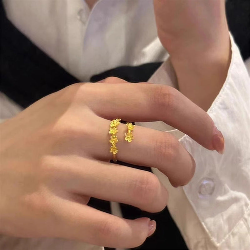 Oro Anello affascinante per ogni occasione