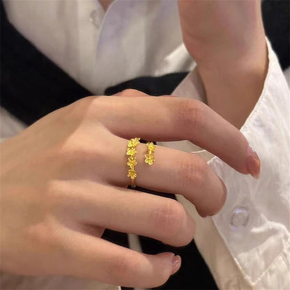 Oro Anello affascinante per ogni occasione