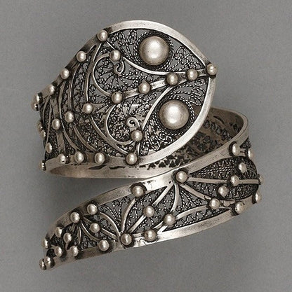 Argento Anello artigianale delicato