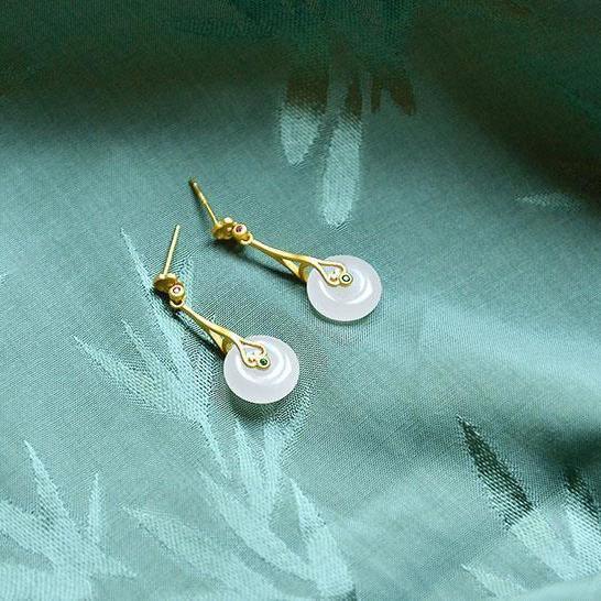 Argento Orecchino stupendo per uso quotidiano