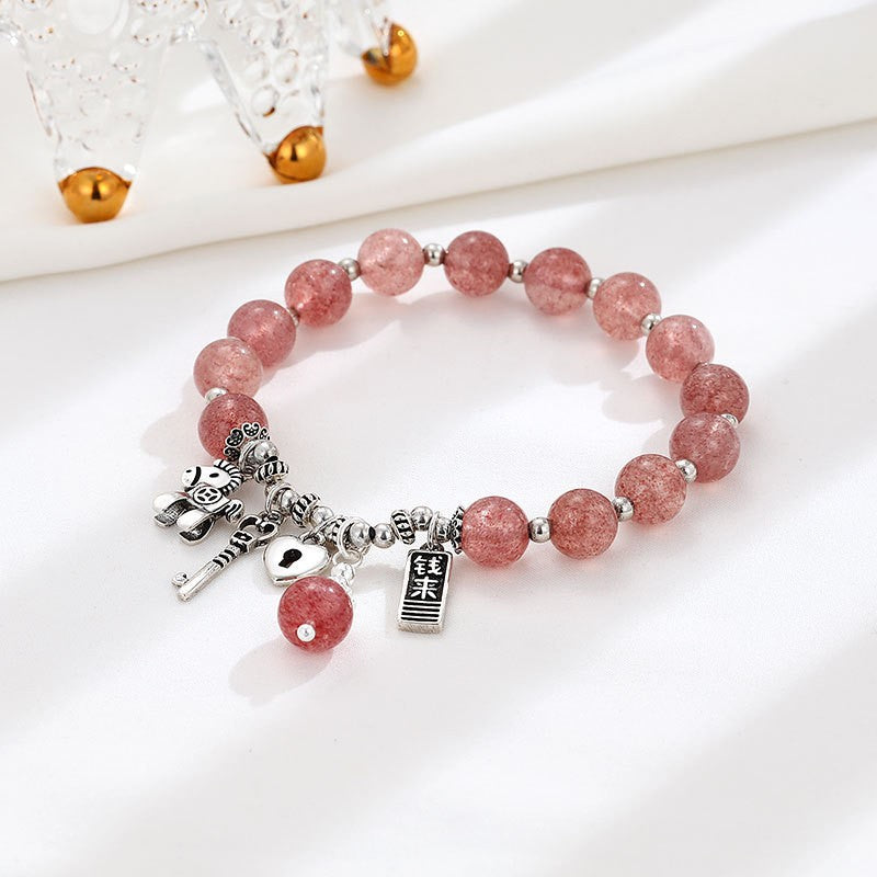 Argento Bracciale artigianale delicato