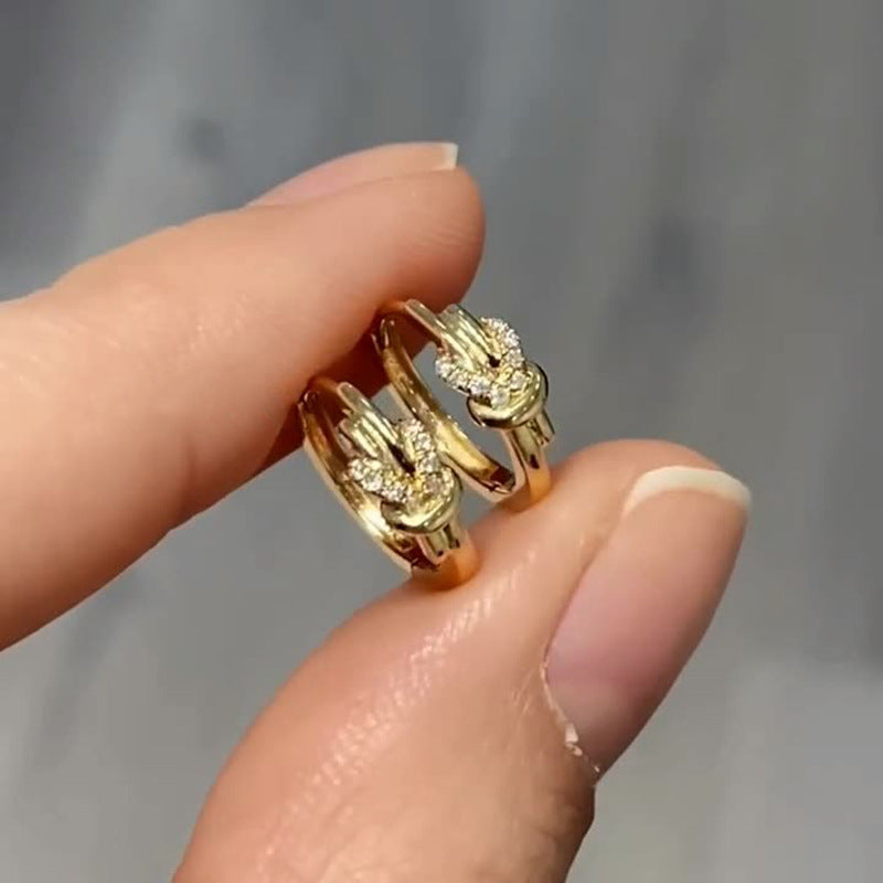 Orecchino vintage fatto a mano