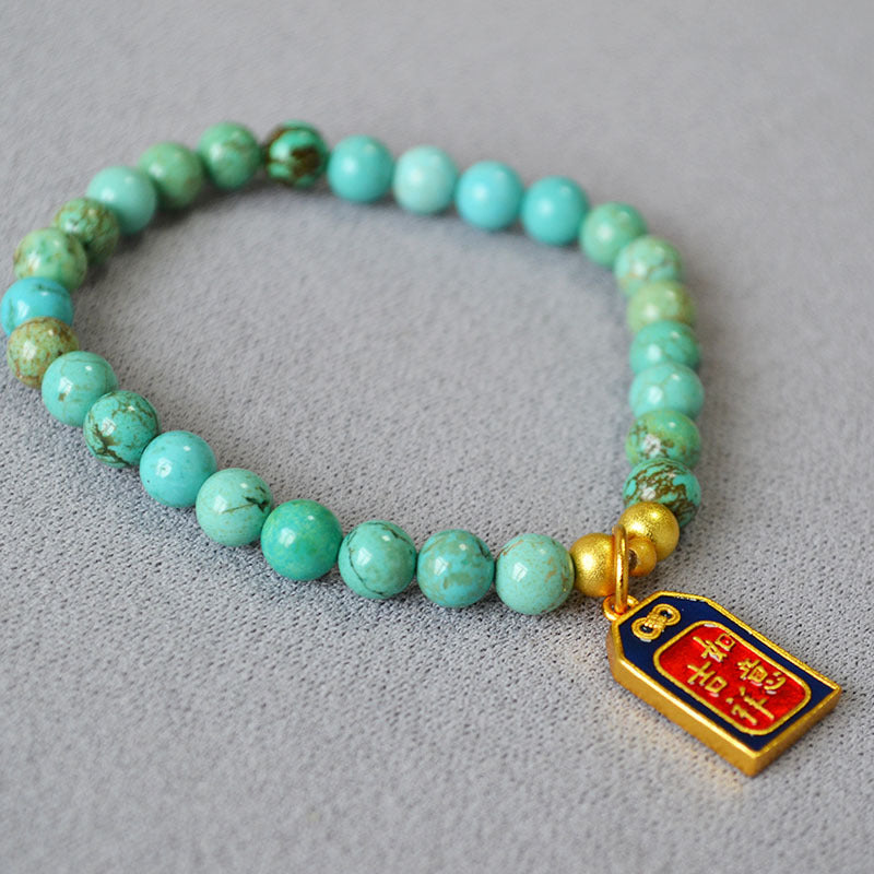 Oro Bracciale artigianale delicato