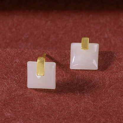 Argento Orecchino artigianale delicato