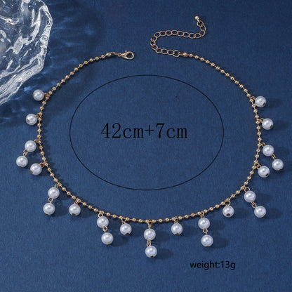 Perla Collana vintage fatto a mano