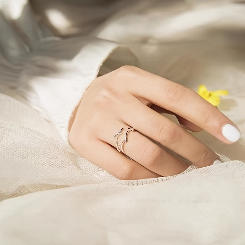 Argento Anello stupendo per uso quotidiano