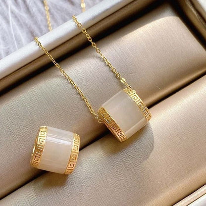 Argento Collana artigianale delicato