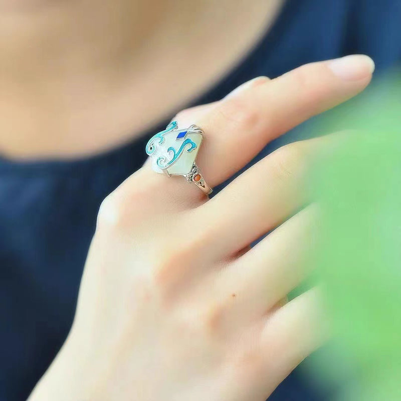 Argento Anello classico dal fascino senza tempo