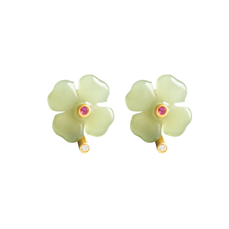 Argento Orecchino artigianale delicato