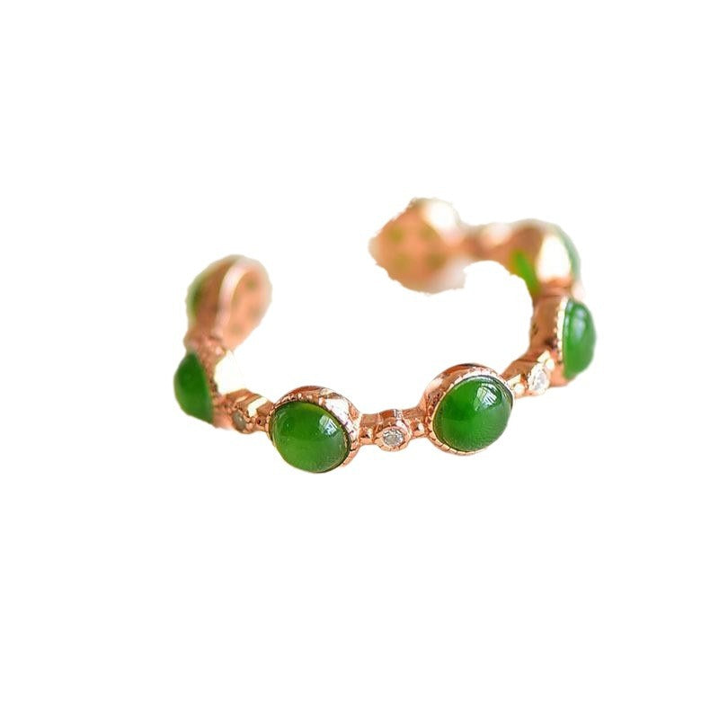 Argento Anello artigianale delicato