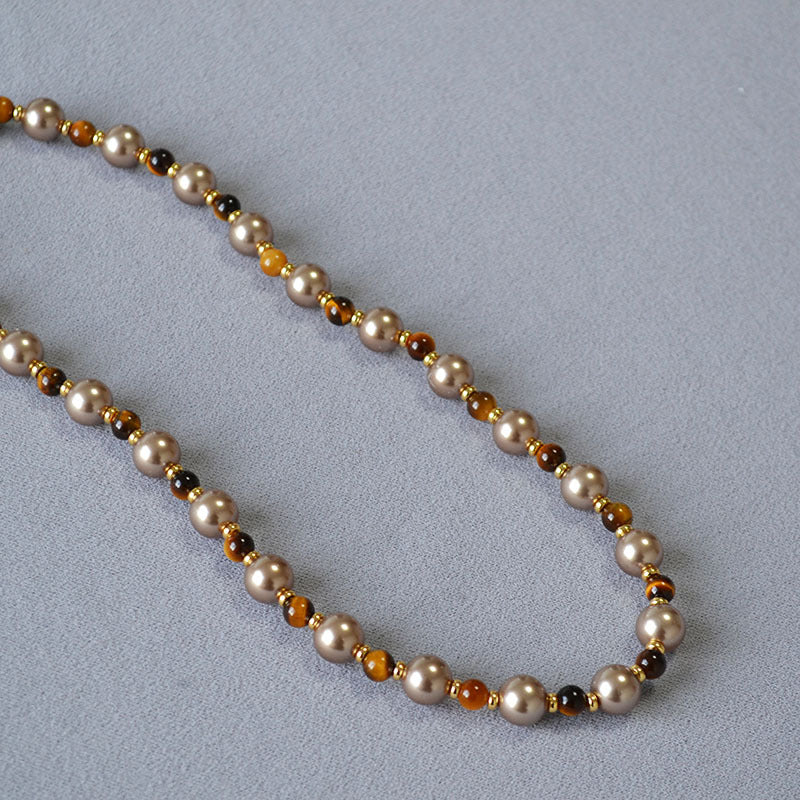 Perla Collana vintage fatto a mano